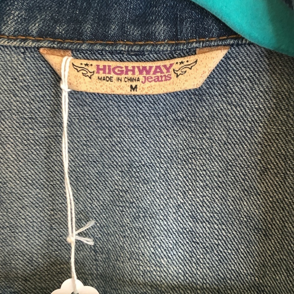 Highway Jean Jacket,Size M - Picture 3 of 3